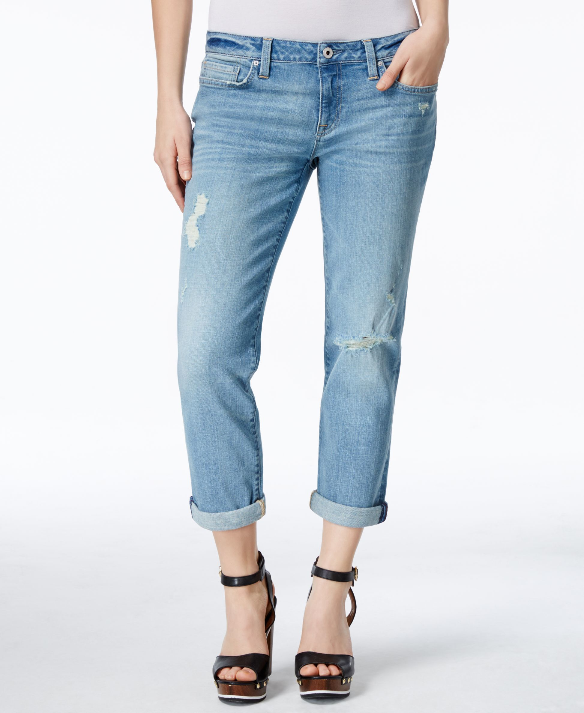 tommy hilfiger light wash jeans